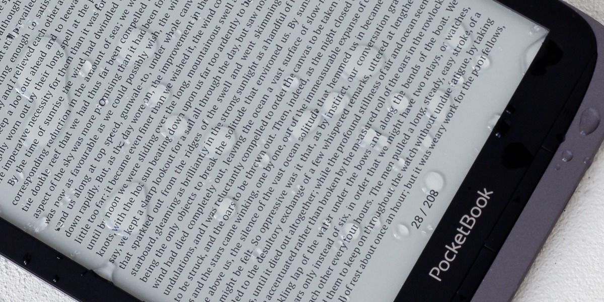 Vannbestandig e-leser med IPX7 eller IPX8: hvor godt er enheten din beskyttet?
