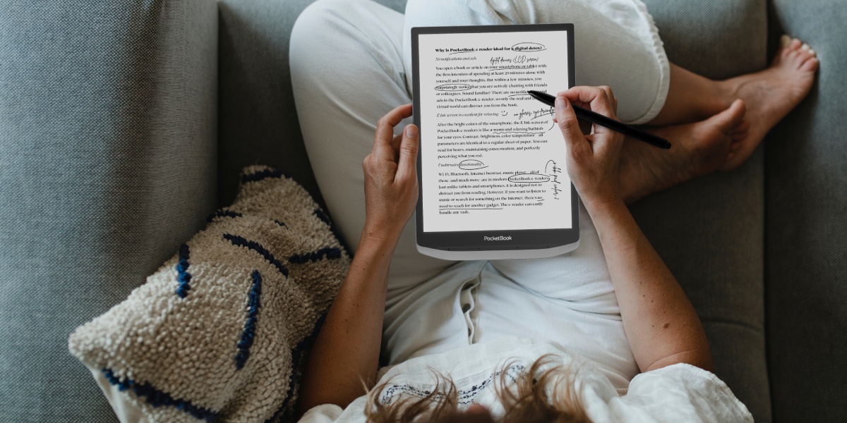 PocketBook InkPad X Pro: utmerket notat- og leseopplevelse på en stor 10,3 tommers skjerm