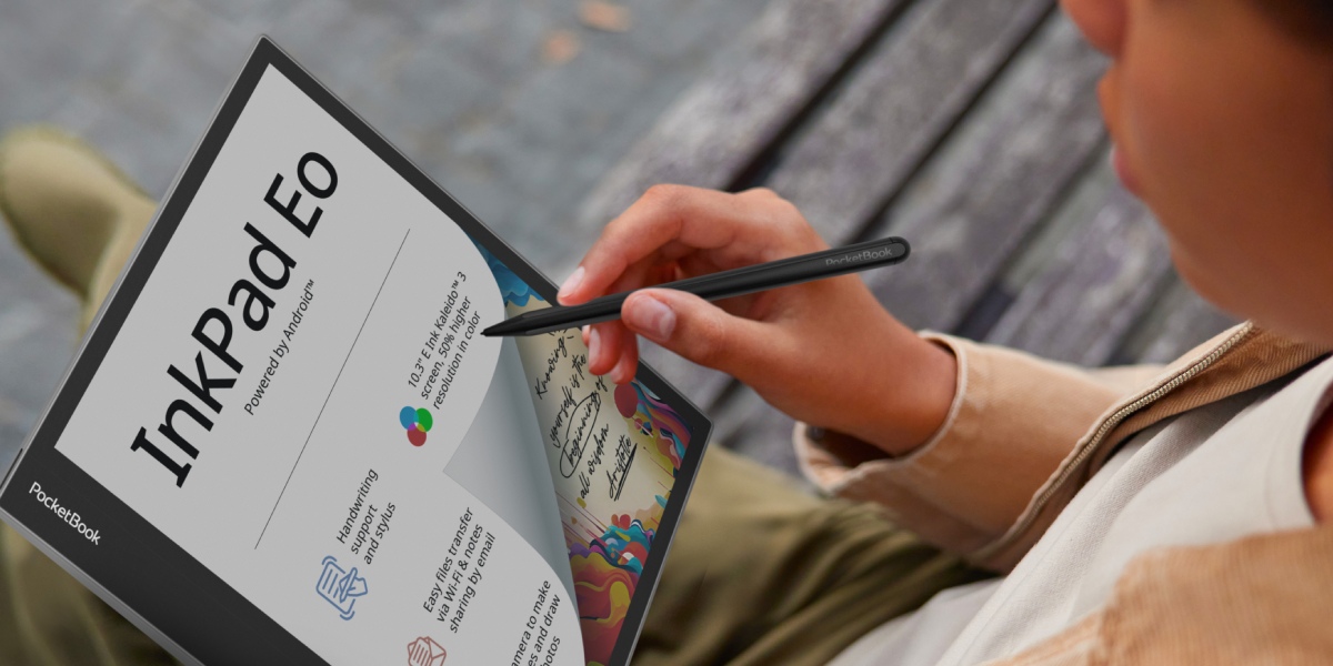 PocketBook InkPad Eo: kraftig 10,3-tommers e-note med farge E Ink Kaleido 3-skjerm 